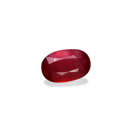 OVAL-cut Mozambique Ruby Red 3.36 carats