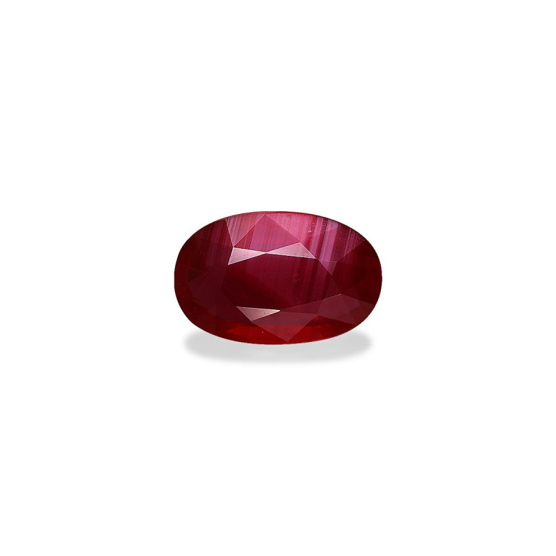 莫桑比克红宝石 taille 椭圆形 红色 3.19 carats