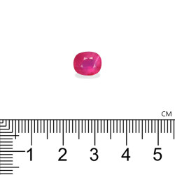 ياقوت الموزمبيق الحجم وسادة 3.05 