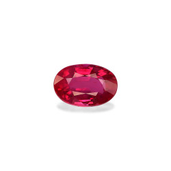 Rubis du Mozambique taille OVALE VERT 1.48 carats
