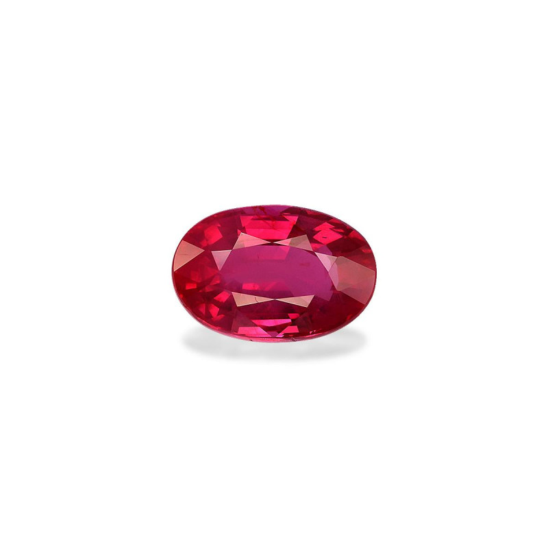 莫桑比克红宝石 taille 椭圆形 红色 1.48 carats
