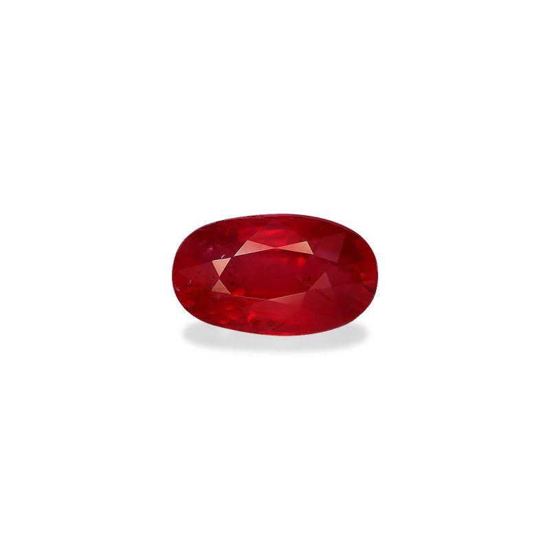 莫桑比克红宝石 taille 椭圆形 红色 3.04 carats