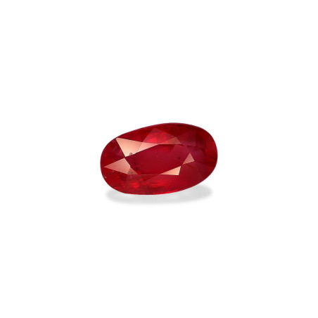 Rub&iacute;es de Mozambique taille OVALE Rojo 3.04 carats