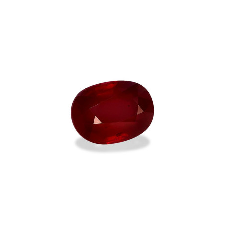 Rub&iacute;es de Mozambique taille OVALE Rojo 3.01 carats