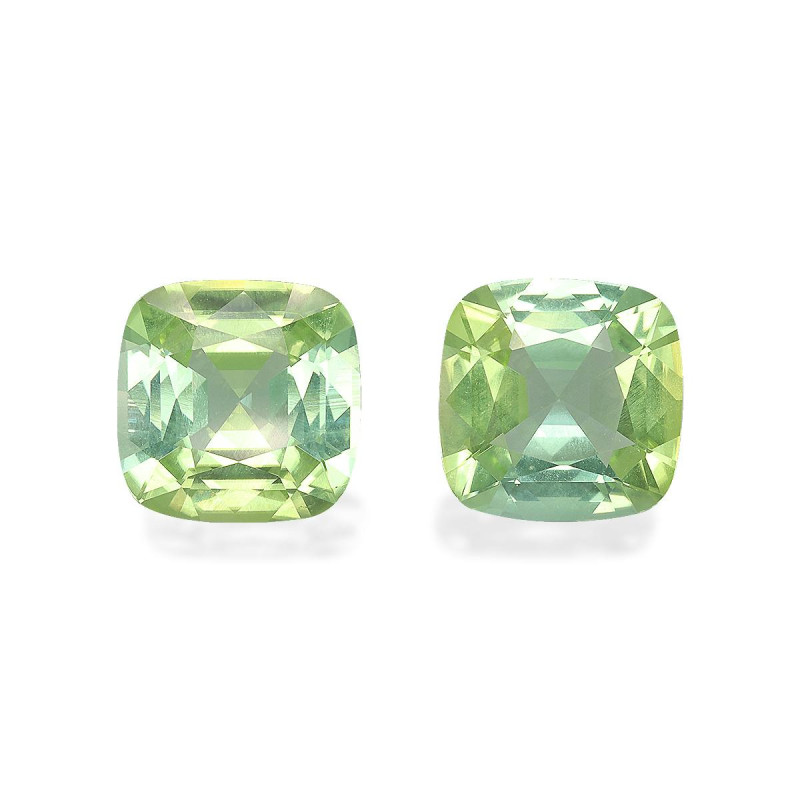 CUSHION-cut Green Tourmaline Lime Green 5.63 carats