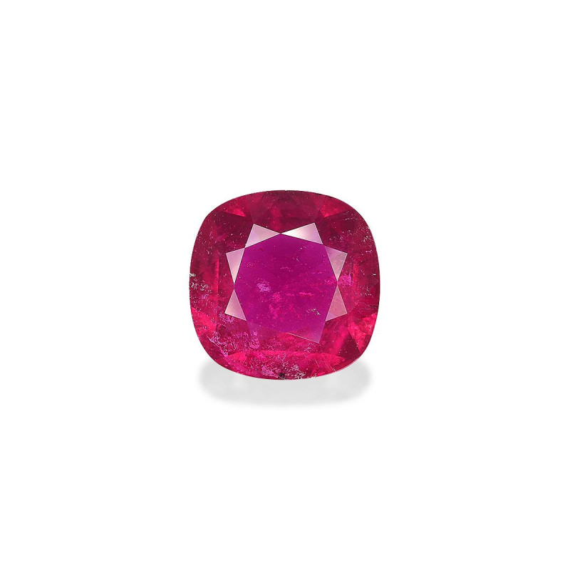 CUSHION-cut Rubellite Tourmaline Fuscia Pink 4.67 carats