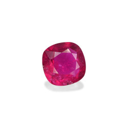 Rubelliet kussen geslepen Fuscia Roze 4,67 karaat