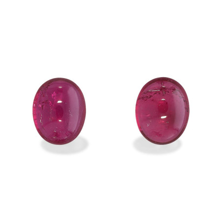 红碧榴石 taille 椭圆形 紫红色粉红 5.28 carats