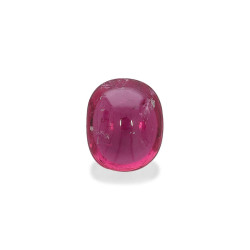 Rubelliet kussen geslepen Fuchsia Roze 3.07 karaat