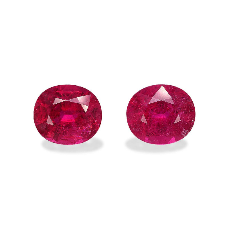 Rubellit lengte OVAL Pink 10.21 karaten