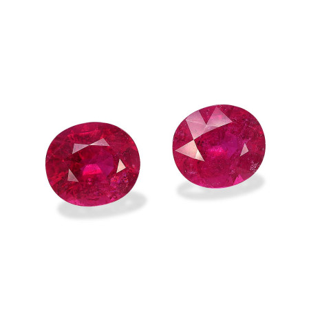 Rubellit lengte OVAL Pink 10.21 karaten