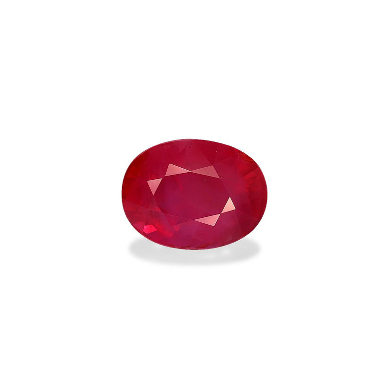 莫桑比克红宝石 taille 椭圆形 红色 3.15 carats
