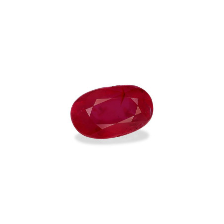 Rub&iacute;es de Mozambique taille OVALE Rojo 3.03 carats