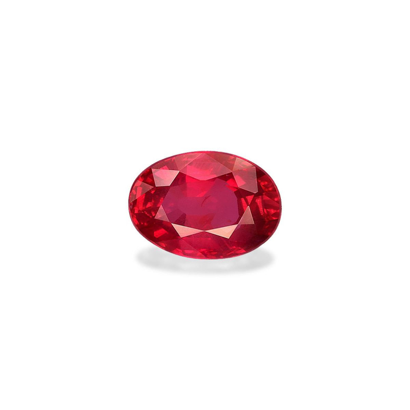 莫桑比克红宝石 taille 椭圆形 红色 1.18 carats