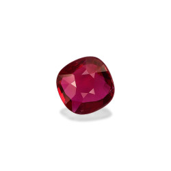 Rubis du Mozambique taille COUSSIN VERT 1.01 carats