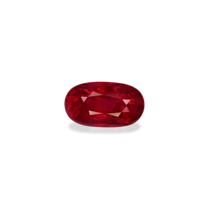 莫桑比克红宝石 taille 椭圆形 红色 1.19 carats