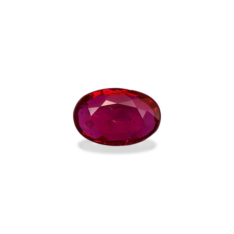 莫桑比克红宝石 taille 椭圆形 红色 1.03 carats