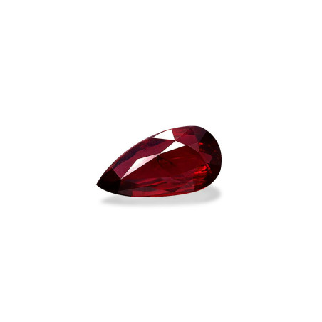 Pear-cut Mozambique Ruby  3.03 carats