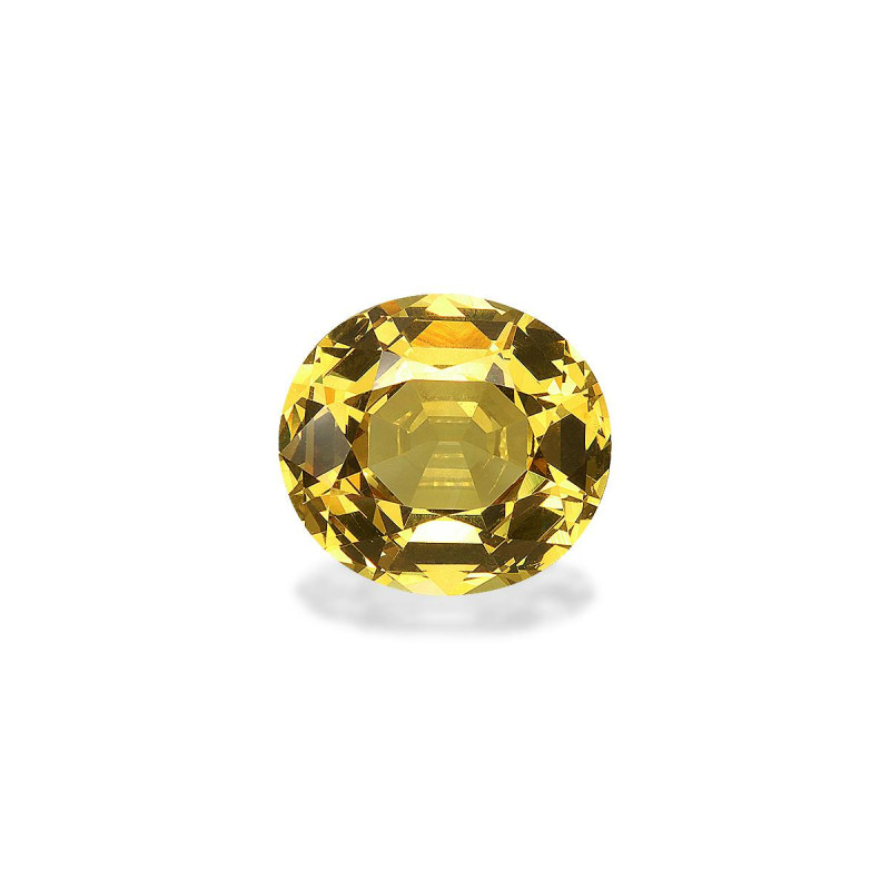 OVAL-cut Grossular Garnet Honey Yellow 8.76 carats