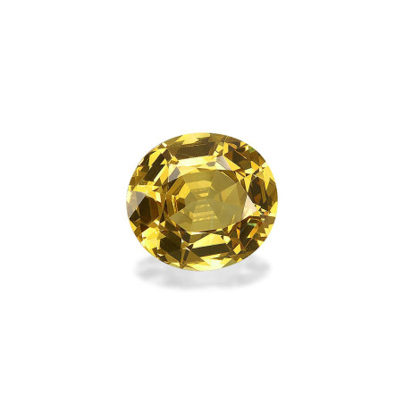 OVAL-cut Grossular Garnet Honey Yellow 8.76 carats