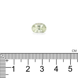 Granaat Grossularia Ovale vorm Lichtgroen 3.65 karaat