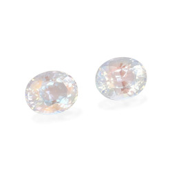 r.m.stone OVALE Wit 10.20 karaat