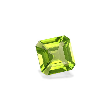 P&eacute;ridot taille CARR&Eacute; Lime Green 9.71 carats