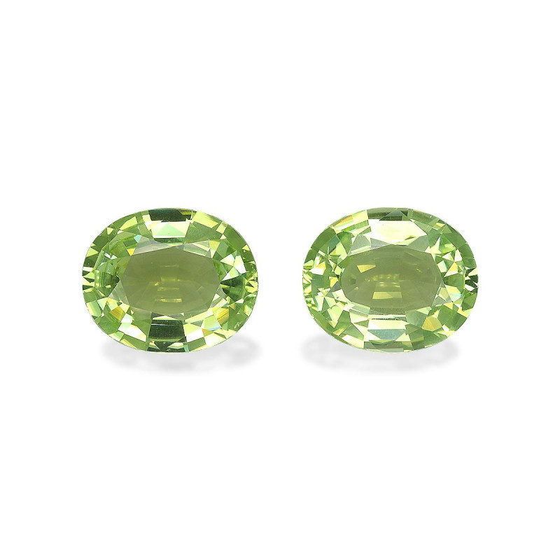 Tourmaline Cuivre taille OVALE Lime Green 27.24 carats