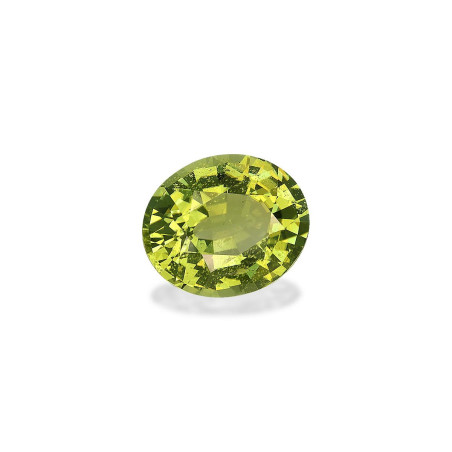 铜电气石 taille 椭圆形 青柠绿 12.34 carats