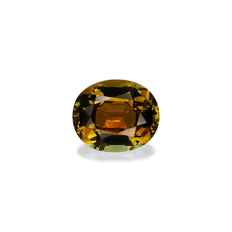 Kupfer-Turmalin lengte OVAL Waldgrün 5.98 karaten