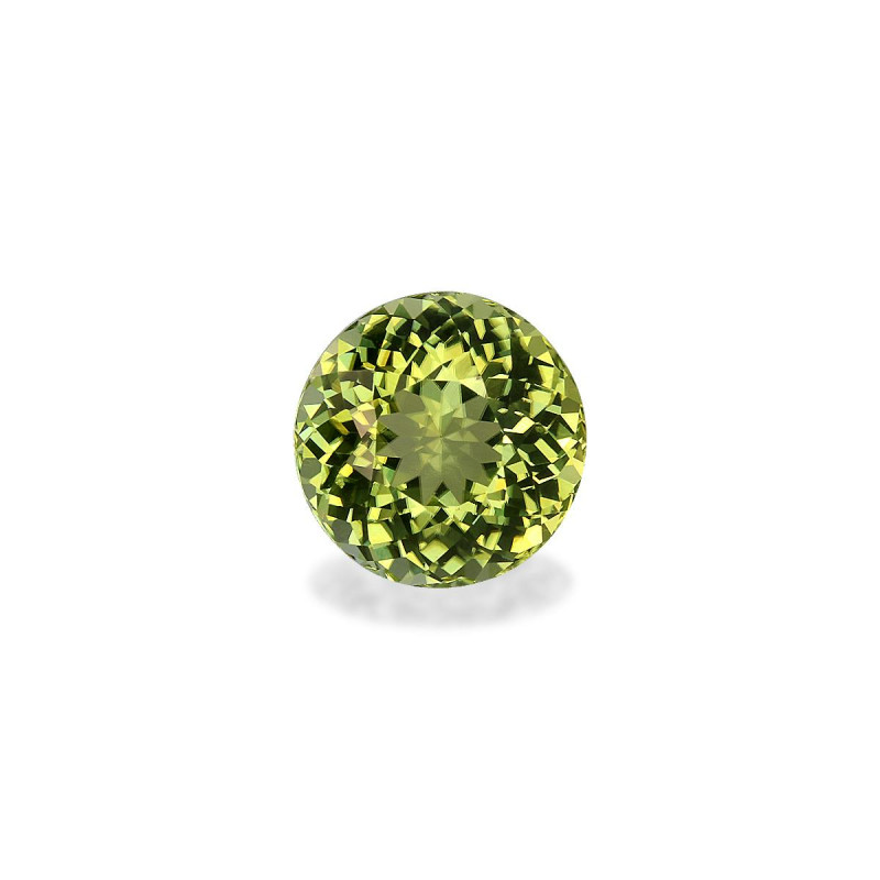 铜电气石 taille 圆形 青柠绿 4.31 carats