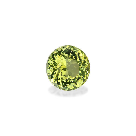 铜电气石 taille 圆形 青柠绿 4.31 carats