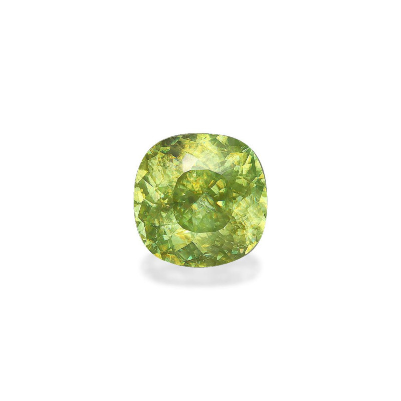 Esfena taille COUSSIN Lime Green 3.15 carats