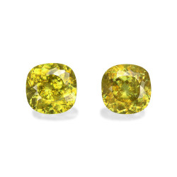 Sphene kussen geslepen Lemon Yellow 8.14 karaat