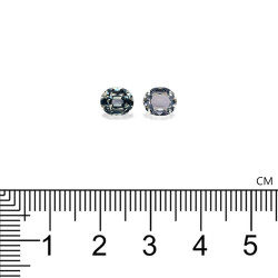Ovale geslepen Teal Blue Spinelle van 1,89 karaat