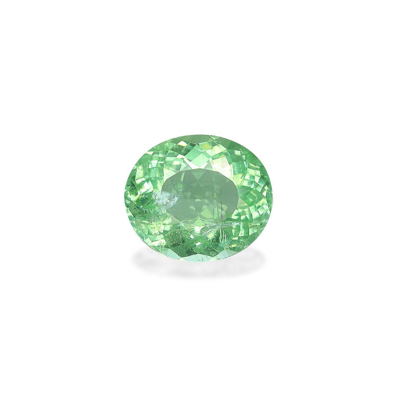 OVAL-cut Paraiba Tourmaline Lime Green 3.80 carats