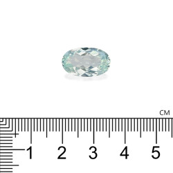 Ovale Baby Blauwe Paraiba Toermalijn van 6,37 karaat