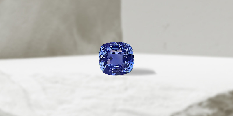 Blauwe saffier