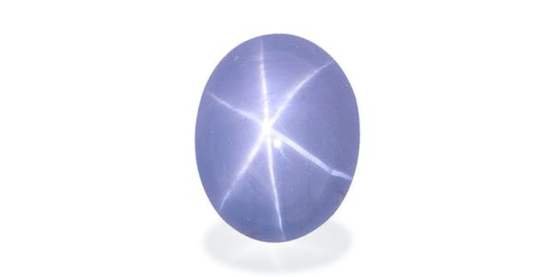 Saphir étoilé bleu