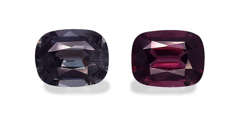 Spinel de couleur complémentaire