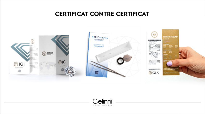 différence de résultat entre les laboratoires pour certificat diamant