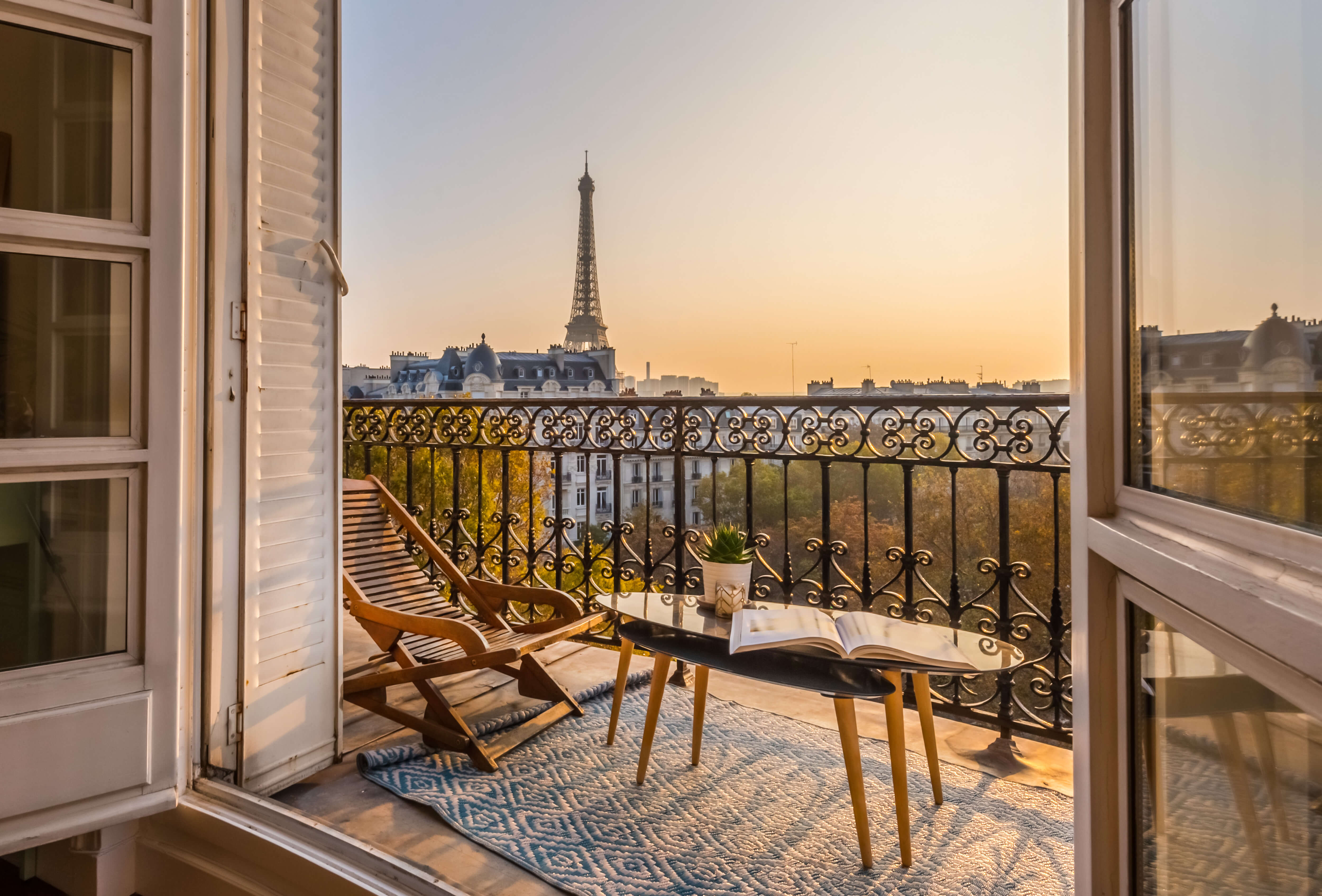 Magnifique terrasse dans paris pour une demande en mariage