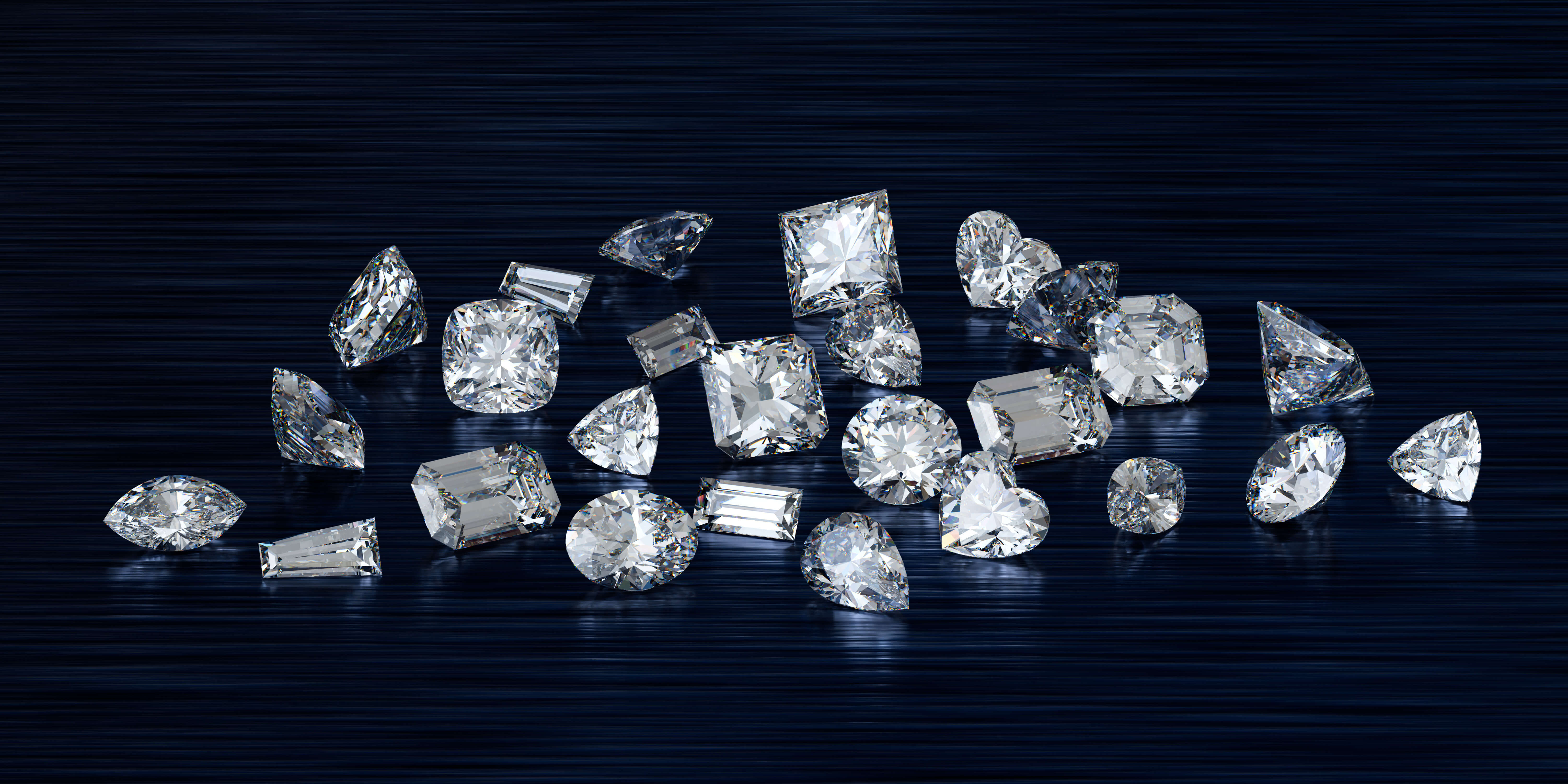 Les formes de diamant