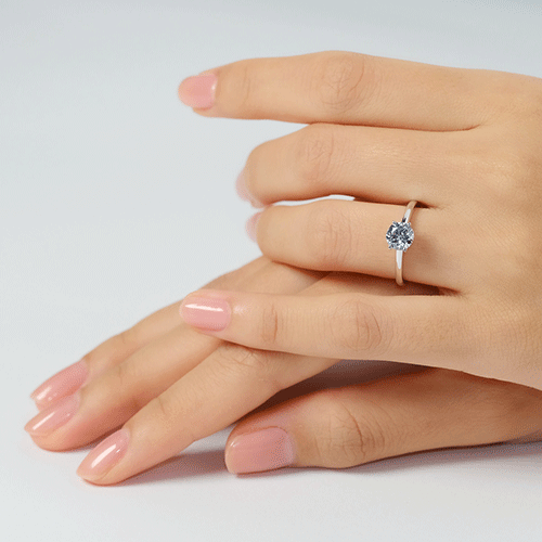 solitaire diamant celinni