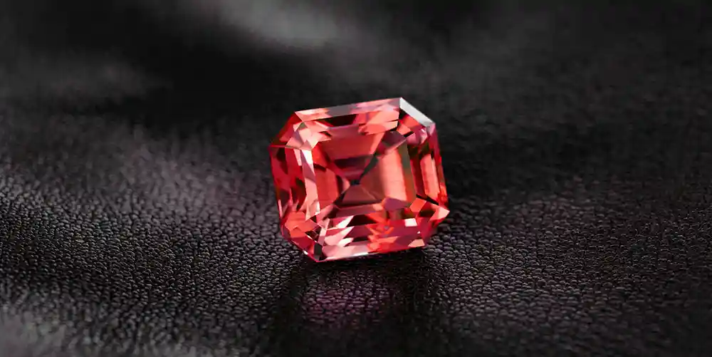 Bijou en rubellite de la Maison Celinni, une variété de tourmaline allant du rose au rouge, prisée pour sa couleur profonde et intense