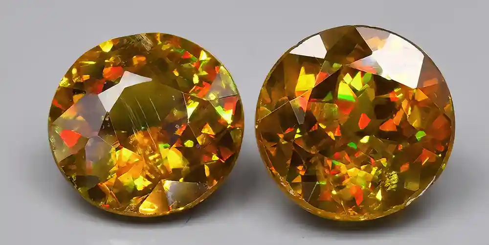Dive into the dazzling brilliance of sphene with Celinni Sphene jewel from the Celinni, a sparkling gemstone with exceptional dispersion, rivaling the brilliance of diamonds.