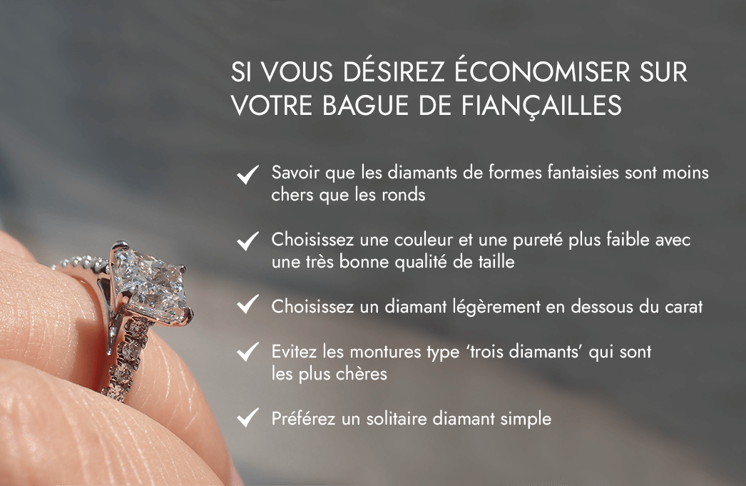 économiser dépense bague de fiançailles