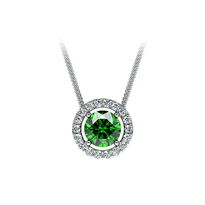 pendentif émeraude celinni