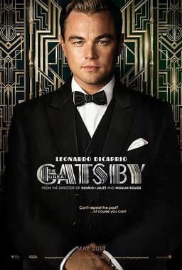 affiche de film Gatsby le magnifique Leonardo Di Caprio