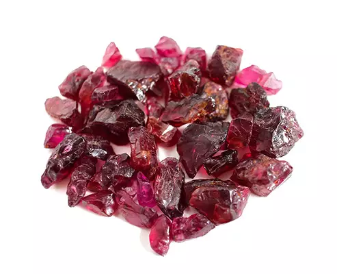 Farbvarianten von Granat